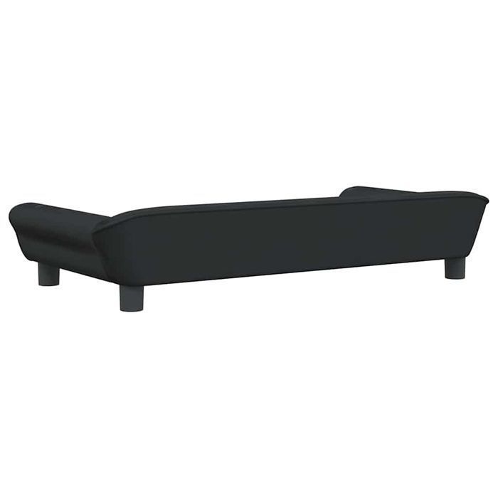 Vidaxl Legowisko Dla Psa, Czarne, 100X50X21 Cm, Aksamitne