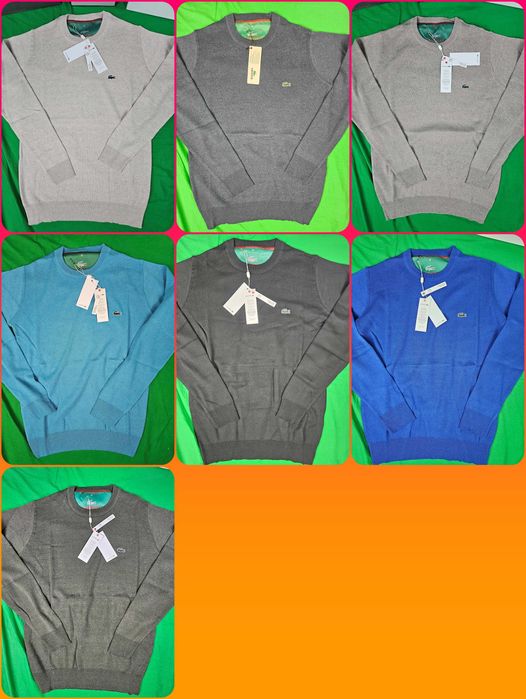 Sweterek męski Lacoste nowy M-XXXL nowość różne kolory