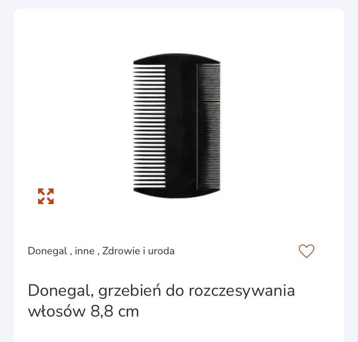 Grzebień do brody donegal