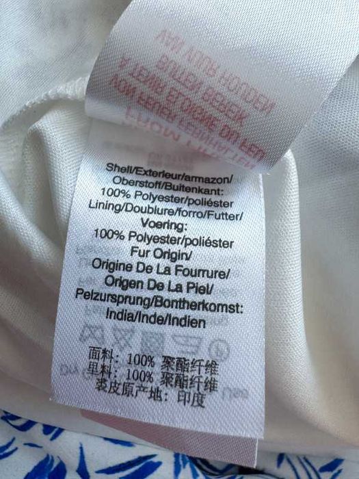 DKNY sukienka w niebieski wzór, rozmiar EU 38 (M)