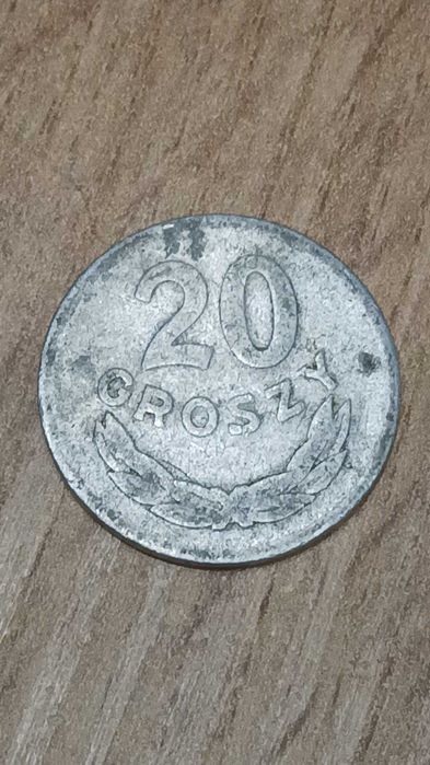 20 groszy rok 1949 bez znaku mennicy polskiej