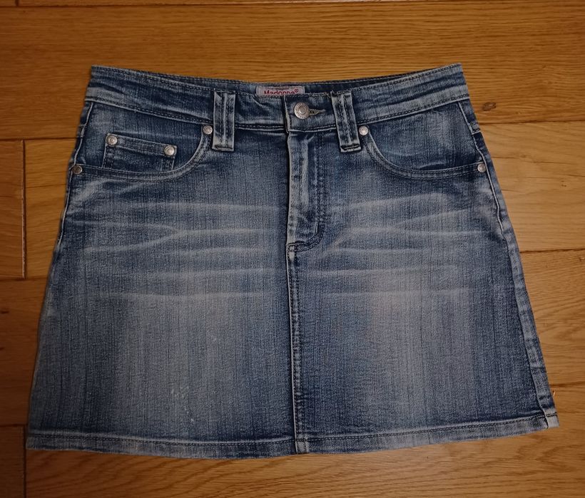 Spódniczka jeansowa zdobiona rozmiar S