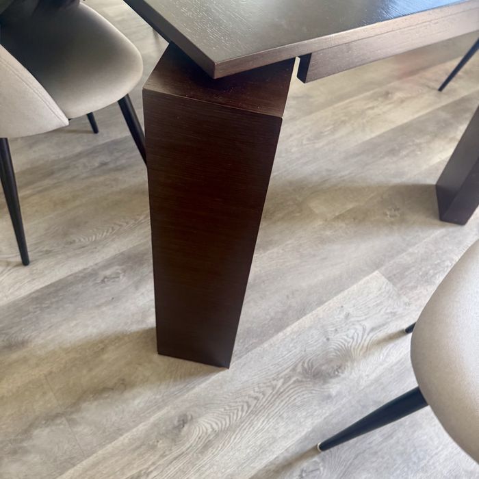 Mesa de Jantar Extensível em Madeira Maciça (1,80 m até 2,80 m)