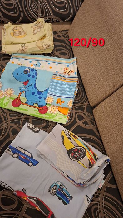 Łóżeczko drewniane dzieciiece 120x60