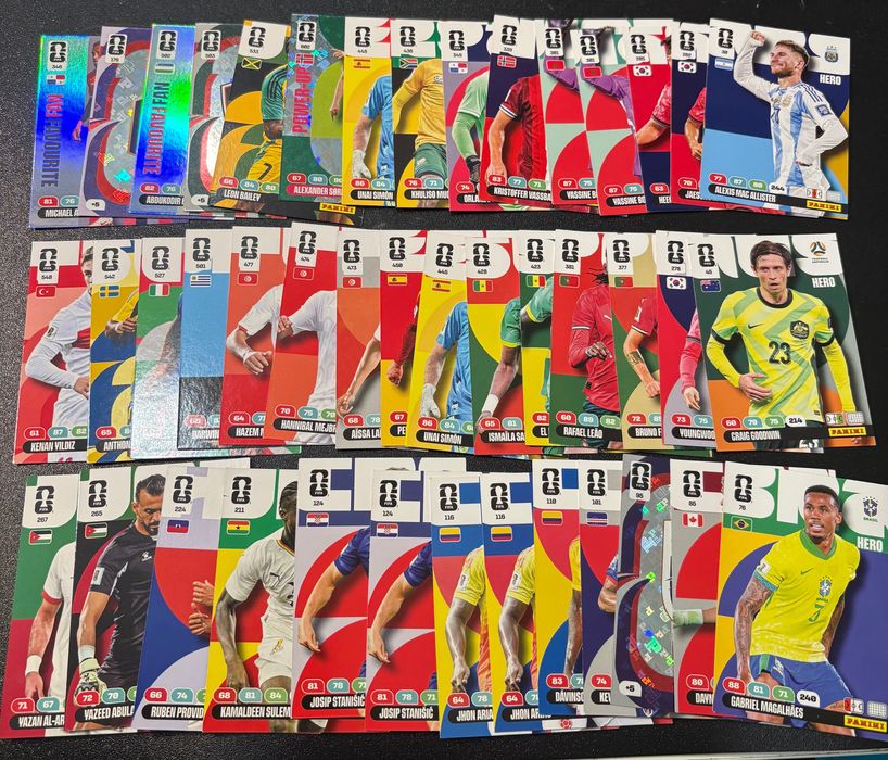 Cartas Adrenalyn XL World Cup 2026