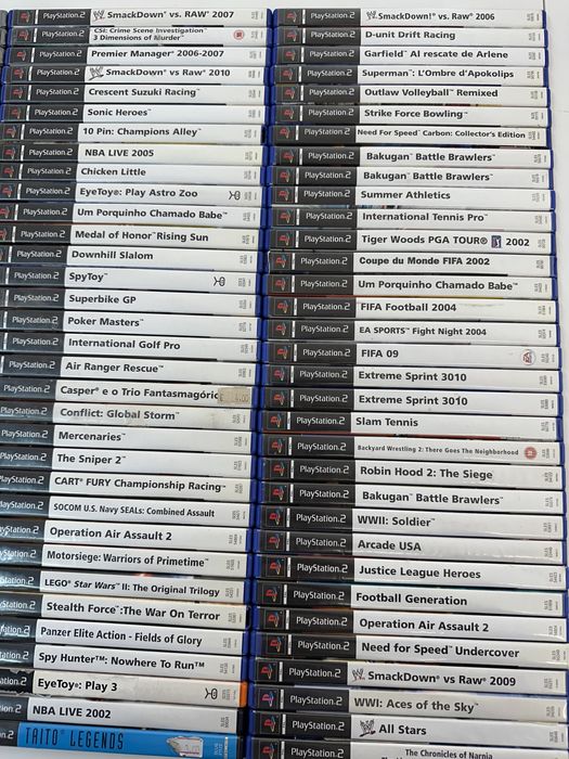 Jogos PlayStation 2 (PS2) Usados – Desde 3,50€ | Testados e sem riscos