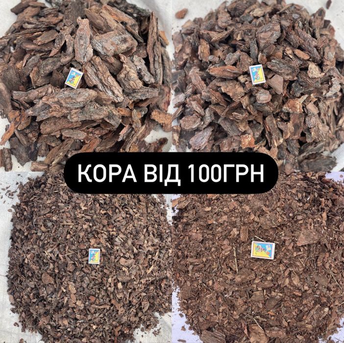 Кора соснова. Всі фракції у наявності