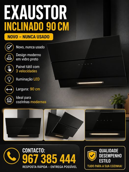 Exaustor 90 cm novo