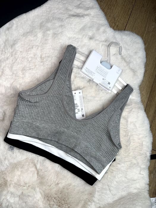 Primark 3 x biustonosz sportowy nowy S