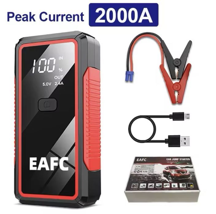 Booster para bateria de carro / barco/ mota / 2000 Amperes , Novos