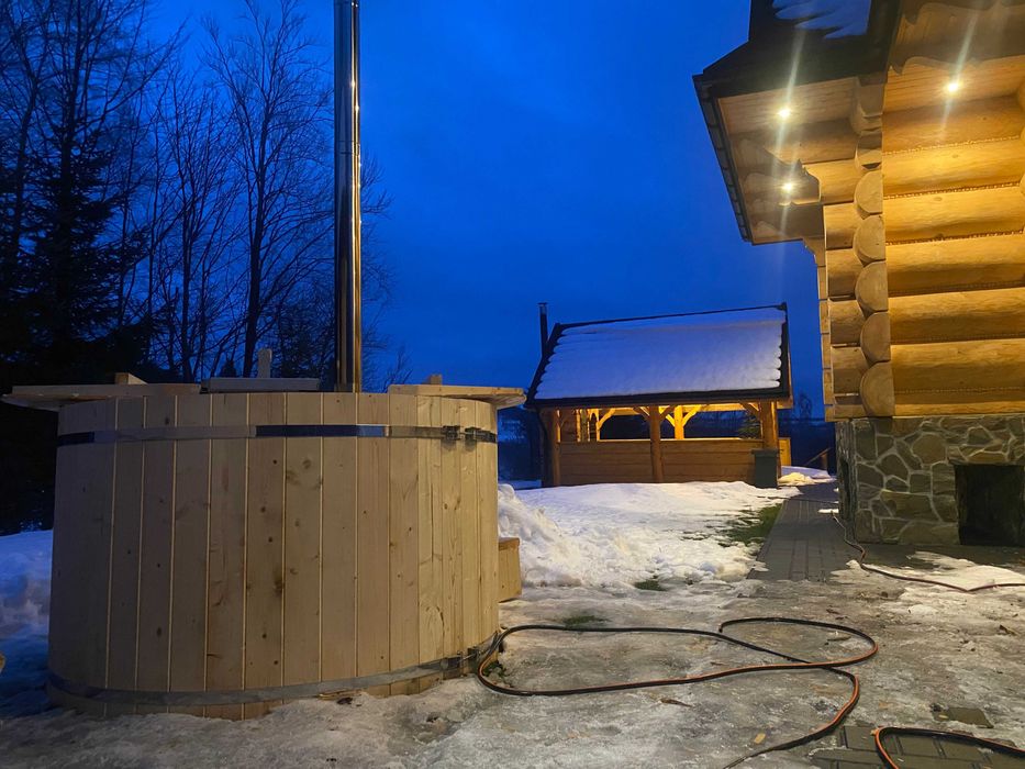 Domek w górach do wynajęcia na wyłączność balia sauna basen Zawoja