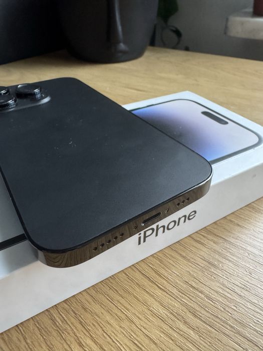 iPhone 14 Pro 100% 128gb Space Black | Kosmiczna Czerń | Stan Jak Nowy