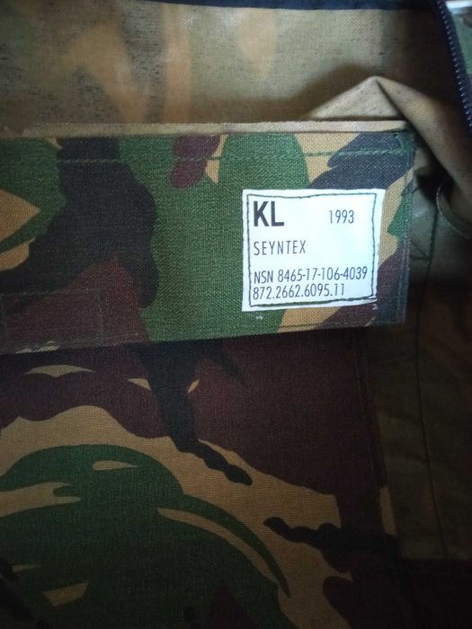 Saco de transporte camuflado KL DPM Woodland Exército Holandês militar