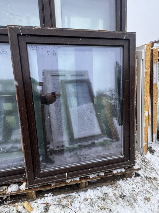 1x okno pcv 116x143 RU dab bagienny biale sklad okien wysylka dostawa