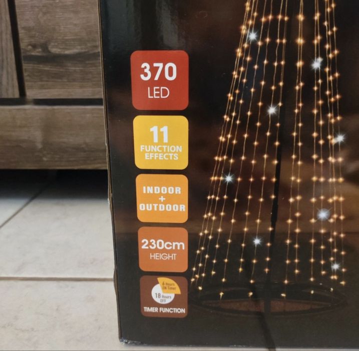 Choinka led duza , świeta , mikołaj