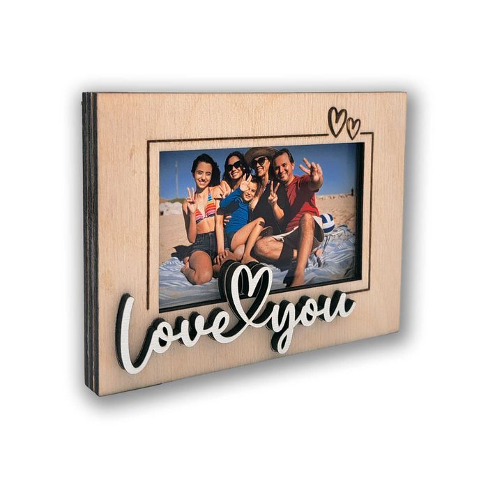 LOVE YOU magnes na lodówkę – Twoje zdjęcie w sercu domu! NA WALENTYNKI