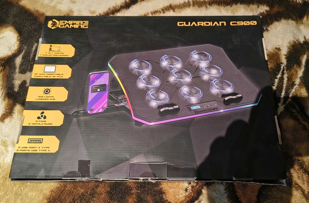 Podstawka chłodząca RGB do laptopa  Empire Gaming do 17.3"