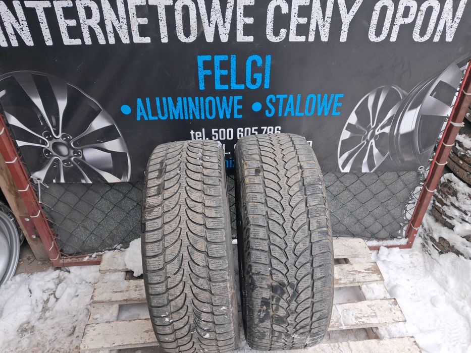2x używane opony zimowe 225/55 R18 Bridgestone Gwarancja Montaż