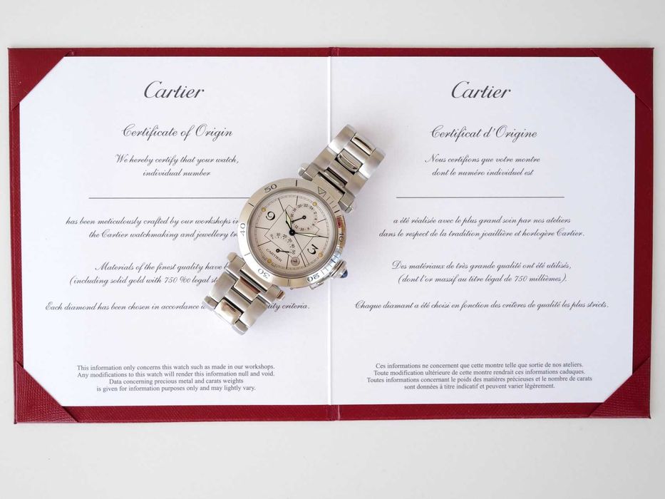 Cartier Pasha Power Reserve GMT 38 мм
