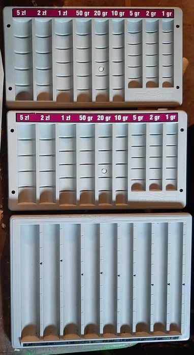 Tacka-Podstawka na bilon. Bilownica. Organizer na złotówki.