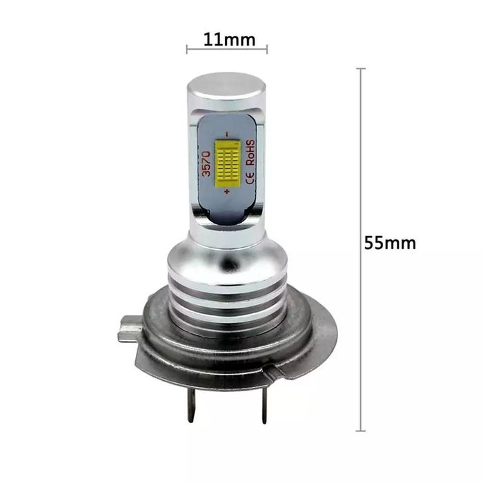 Kit Led H7 H1 e H3 160w 8000Lm
