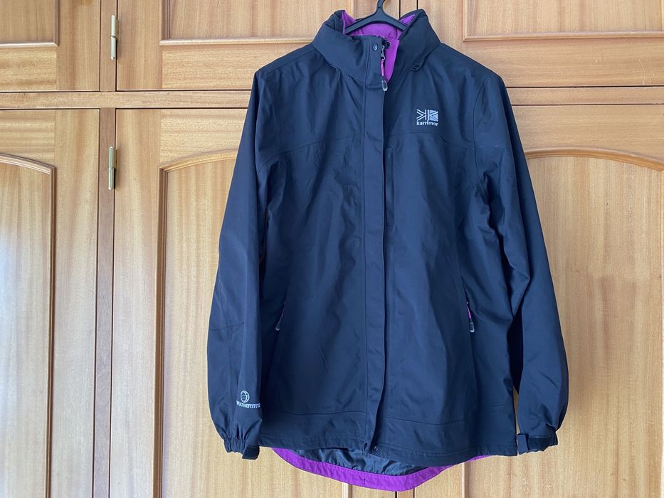 Casaco preto impermeável Blusão Karrimor (M) - como novo