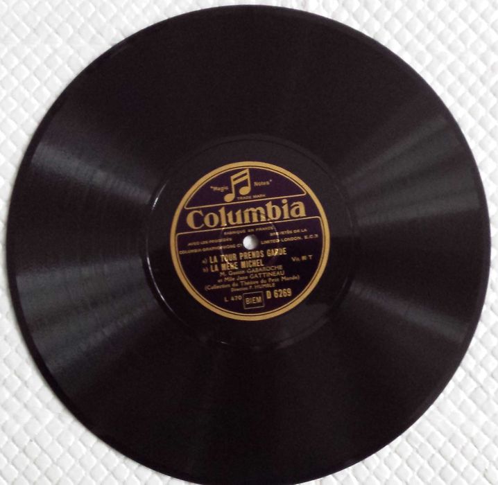 Płyta winylowa - Gabaroche-Sur le pont d'avignon/ La tour prends garde