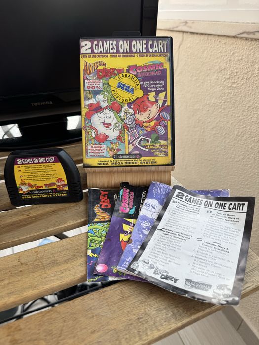 Mega Drive | 2 in 1: Fantastic Dizzy + Cosmic Spacehead | PAL | CIB