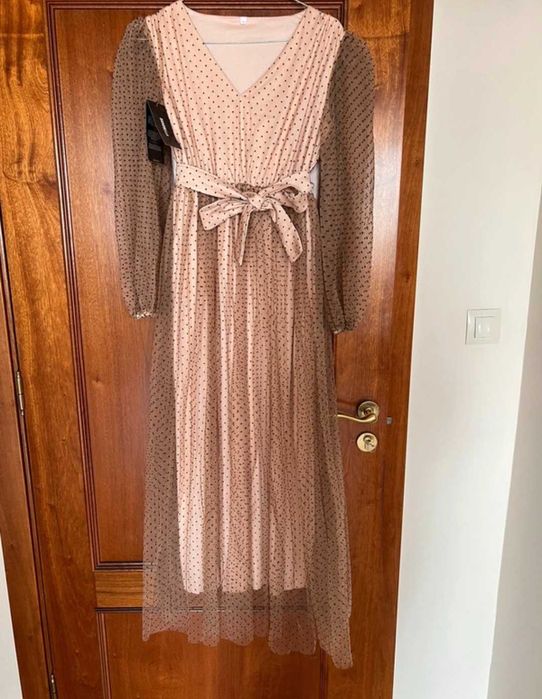 Sandbella suknia sukienka dluga tiulowa na wesele nowa z metką