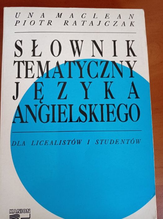 słownik tematyczny angielski