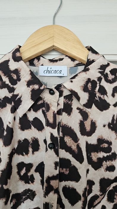 Koszula chicaca w panterkę
