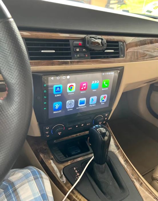 Rádio Android 14 com GPS BMW E90/E91/E92/E93 (Artigo novo)