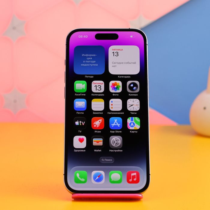 Смартфон Apple iPhone 14 Pro 128GB Deep (157032) Б/У З ГАРАНТІЄЮ