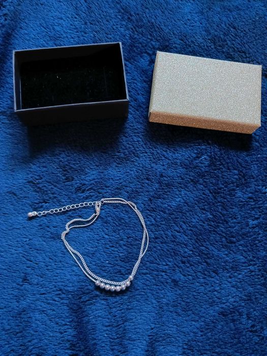 Elegancka bransoletka z kuleczkami łańcuszek