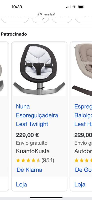 Espreguiçadeira Nuna Leaf