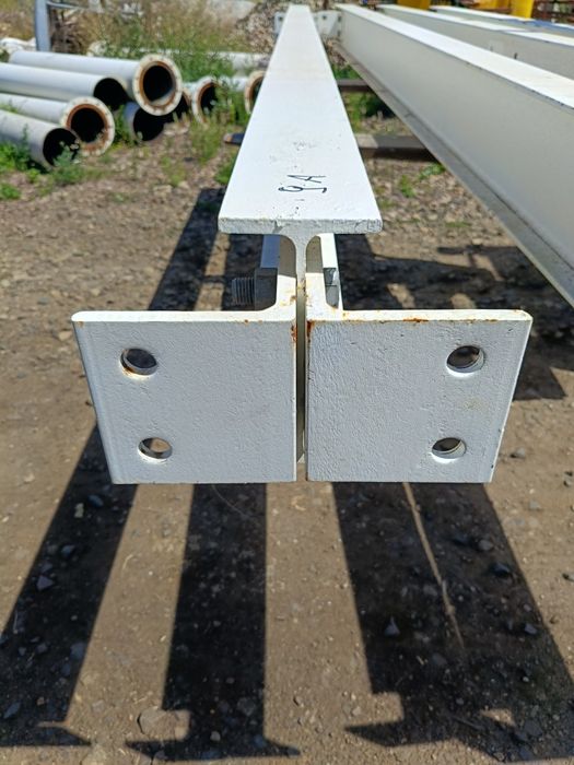 Słupy stalowe podpory 358cm dwuteownik 20x10 legar stopa hala wiata garaż