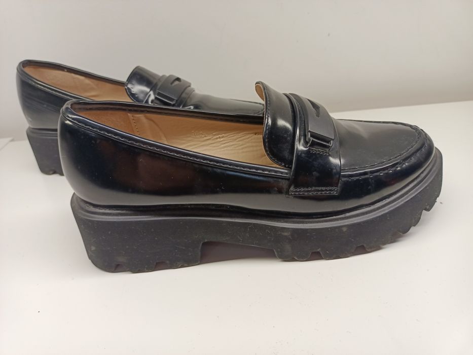 Eleganckie butki Loafersy dla kobiet i nastolatki r37