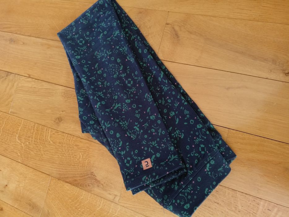 2x Decathlon st idealny Legginsy dla dziewczynki na wzrost 134