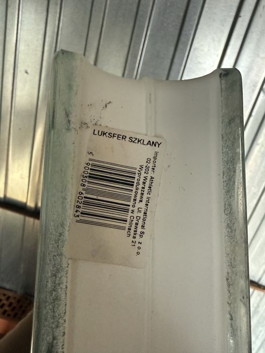 Luksfer pustak szklany przezroczysty 12 sztuk