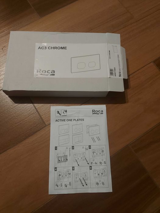 Przycisk do zestawu podtynkowego AC3  Chrome  Roca