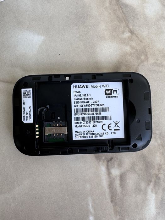 4g мобільний wi-fi роутер Huawei E5576-320