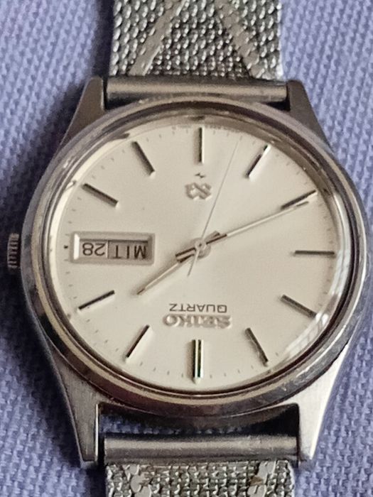 Vintage Seiko Data Quartz Męski Zegarek Naręczny