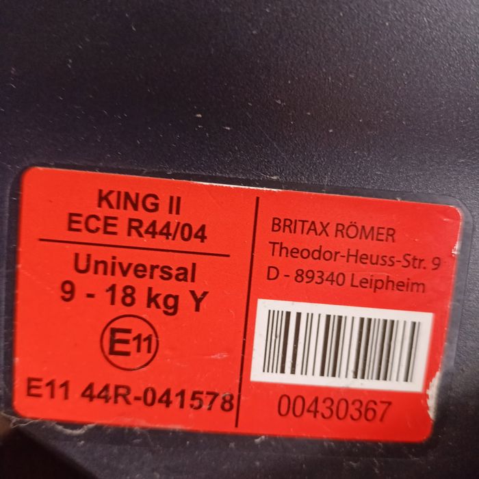 Fotelik samochodowy Britax Romer