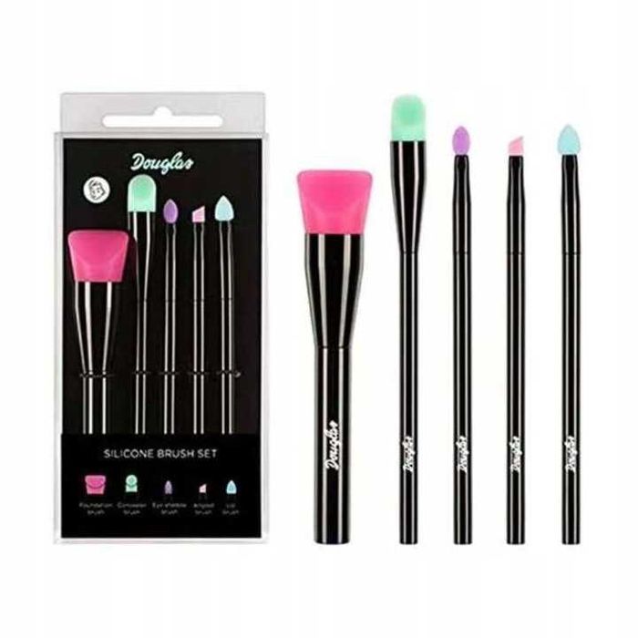 Douglas Zestaw Pędzli Silikonowych 5 szt komplet śliczne