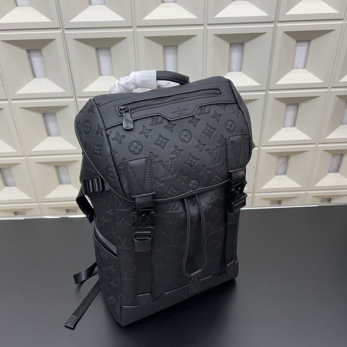 Louis Vuitton getaway мужской рюкзак черный  кожаный оригинал