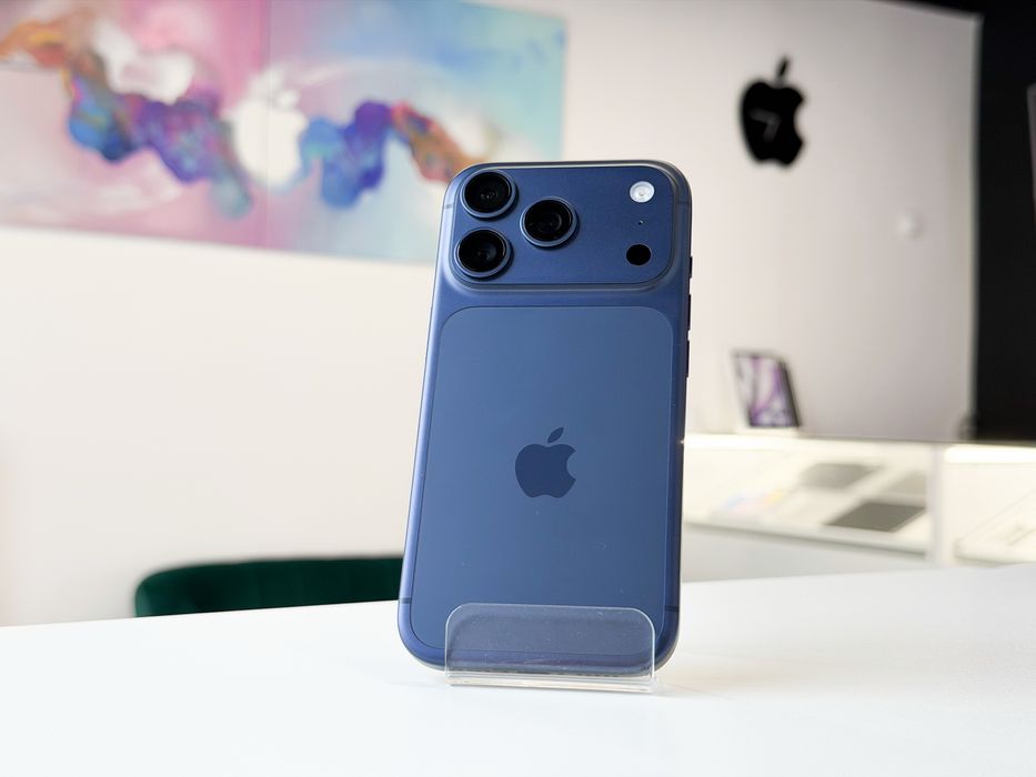 iPhone 17 Pro 256 GB Niebieski Jak Nowy 100% bateria Fizyczna Sim Sklep Gwarancja Raty