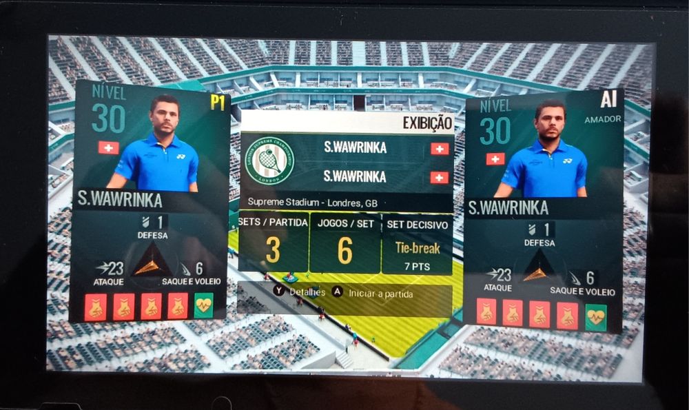Tennis World Tour Nintendo Switch