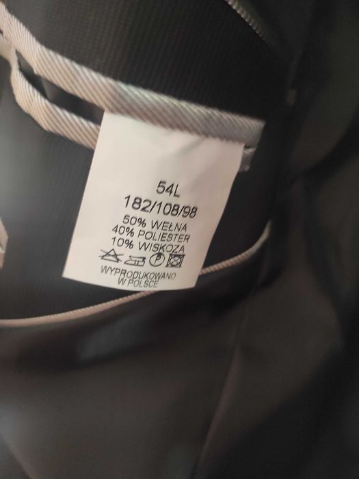 Garnitur męski czarny