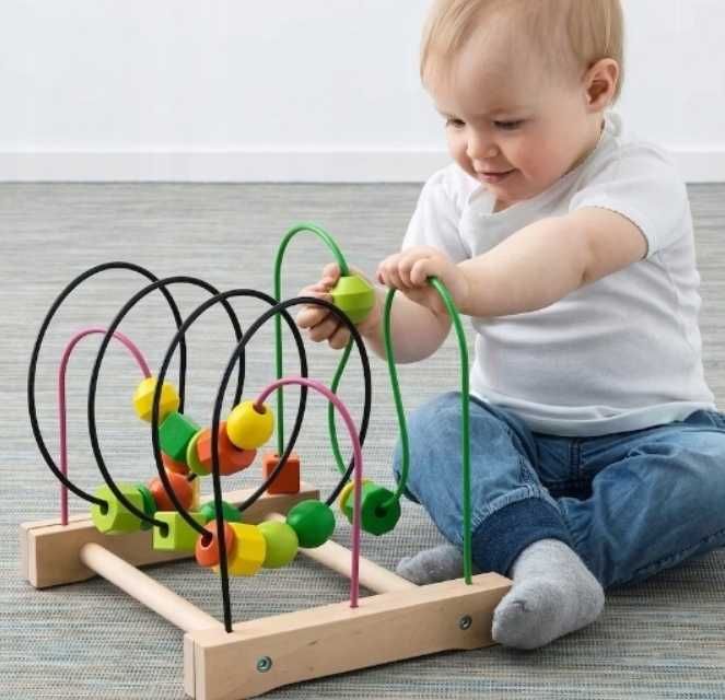 NOWA IKEA MULA Przekładanka Zabawka Edukacyjna Dzieci Przeplatanka