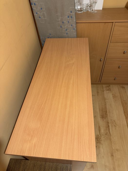 Biurko wąskie i długie 100x40cm z szufladą